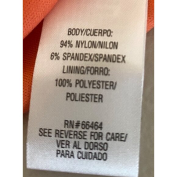 Studio One New York Orange Lace Dress Size 8 - Picture 4 of 11